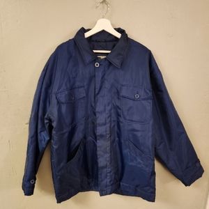 90's Navy Blue Waterproof Jacket